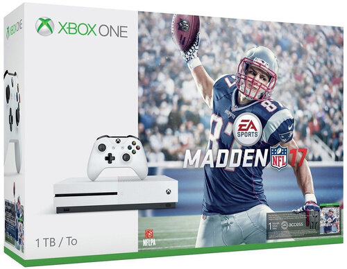 Περισσότερες πληροφορίες για "Microsoft Xbox One S Madden NFL 17 Bundle 1TB"
