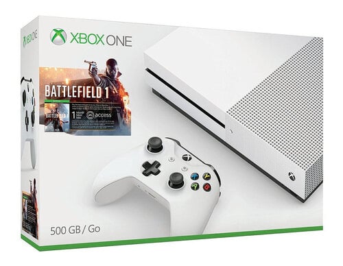 Περισσότερες πληροφορίες για "Microsoft Xbox One S Battlefield 1 Bundle"