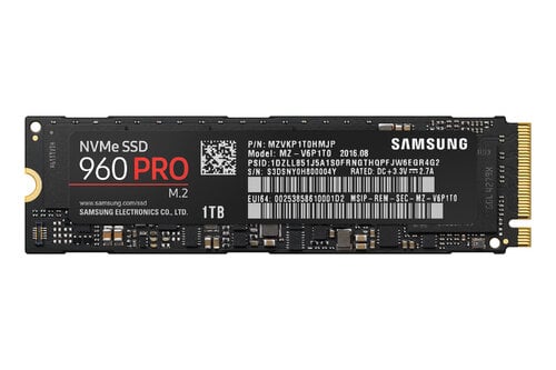 Περισσότερες πληροφορίες για "Samsung 960 PRO (1 TB/PCI Express)"