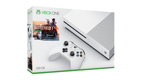 Περισσότερες πληροφορίες για "Microsoft Xbox One S Battlefield 1 Bundle 500GB"