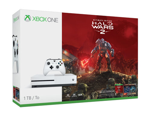 Περισσότερες πληροφορίες για "Microsoft Xbox One S + Halo Wars 2: Ultimate"