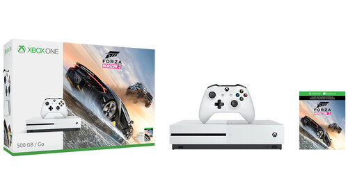 Περισσότερες πληροφορίες για "Microsoft Xbox One S Forza Horizon 3 Bundle (500GB)"