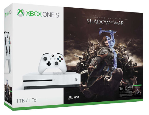 Περισσότερες πληροφορίες για "Microsoft Xbox One S Shadow of War Bundle 1TB"