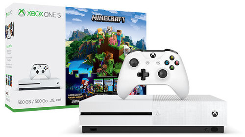 Περισσότερες πληροφορίες για "Microsoft Xbox One S Minecraft Complete Adventure Bundle (500GB)"