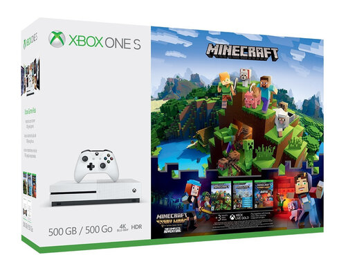 Περισσότερες πληροφορίες για "Microsoft Xbox One S Minecraft Complete Adventure Bundle"