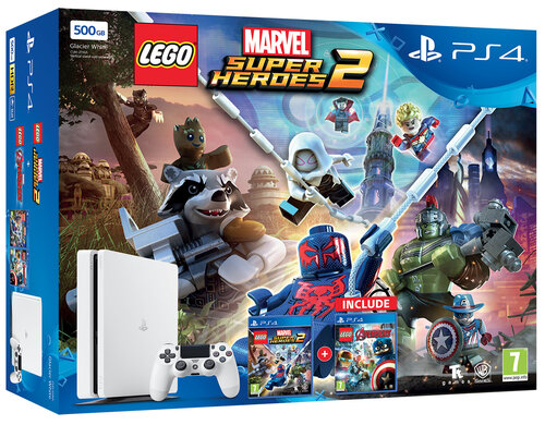 Περισσότερες πληροφορίες για "Sony PlayStation 4 500GB + Lego Marvel Super Heroes 2 Avengers"