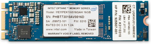 Περισσότερες πληροφορίες για "HP 16GB Intel Optane (16 GB/PCI Express 3.0)"