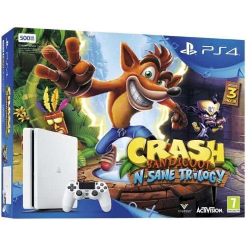 Περισσότερες πληροφορίες για "Sony PlayStation 4 Slim 500GB + Crash Bandicoot N. Sane Trilogy"