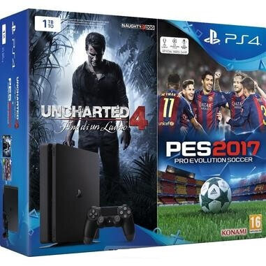 Περισσότερες πληροφορίες για "Sony PlayStation 4 Slim 1TB + Uncharted PES 2017"