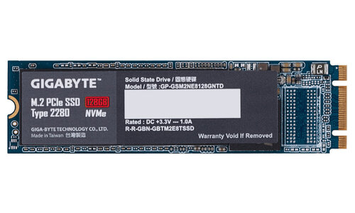 Περισσότερες πληροφορίες για "Gigabyte M.2 PCIe SSD 128GB (128 GB/PCI Express 3.0)"