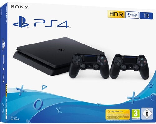 Περισσότερες πληροφορίες για "Sony PlayStation 4 Slim + 2 x DualShock V2"