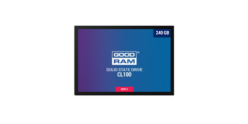 Περισσότερες πληροφορίες για "Goodram CL100 gen.2 (240 GB/SATA III)"