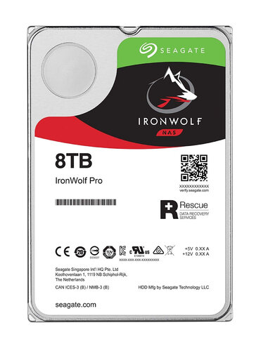 Περισσότερες πληροφορίες για "Seagate IronWolf Pro ST8000NE001"