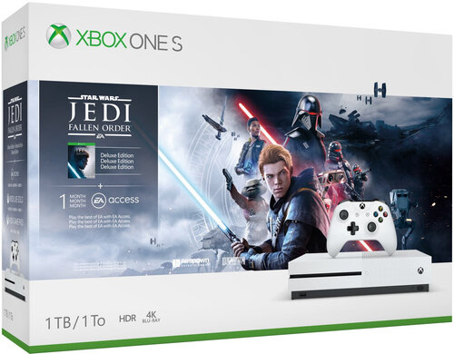 Περισσότερες πληροφορίες για "Microsoft Xbox One S + Star Wars Jedi: Fallen Order"