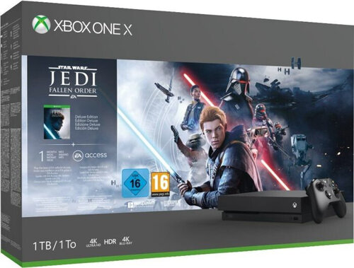 Περισσότερες πληροφορίες για "Microsoft Xbox One X Star Wars Jedi: Fallen Order Bundle"