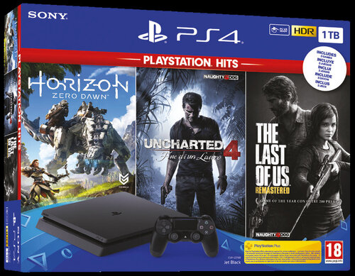 Περισσότερες πληροφορίες για "Sony PS4 1TB + Horizon Zero Dawn The Last of Us Uncharted 4"