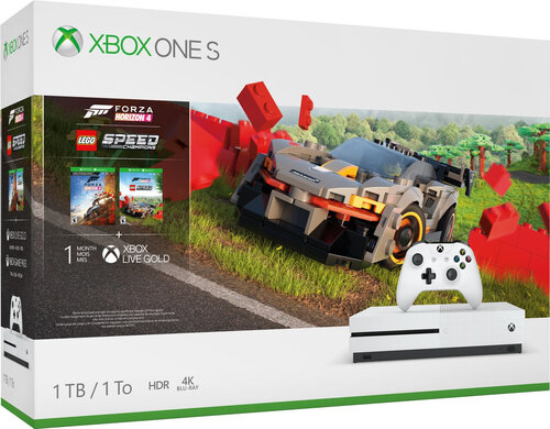Περισσότερες πληροφορίες για "Microsoft Xbox One S + Forza Horizon 4 DLC Lego"