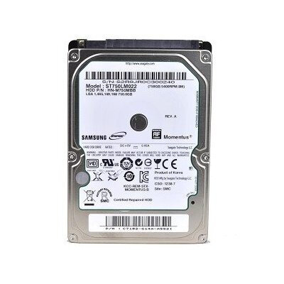 Περισσότερες πληροφορίες για "Seagate Momentus ST750LM022"