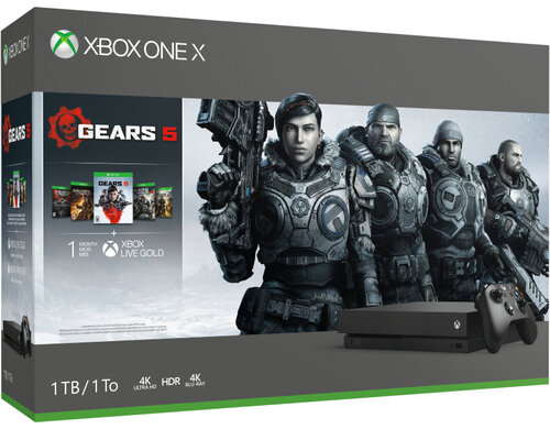 Περισσότερες πληροφορίες για "Microsoft Xbox One X Gears 5 Bundle 1TB"