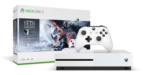 Περισσότερες πληροφορίες για "Microsoft Xbox One S 1TB + Star Wars Jedi: Fallen Order"