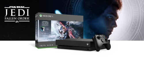 Περισσότερες πληροφορίες για "Microsoft Xbox One X 1TB + Star Wars Jedi: Fallen Order"