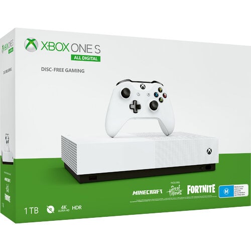Περισσότερες πληροφορίες για "Microsoft Xbox One S All-Digital Edition + Sea of Thieves Forza Horizon 3 Minecraft"