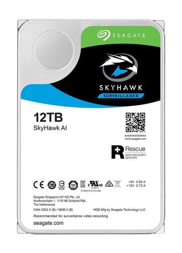 Περισσότερες πληροφορίες για "Seagate Surveillance HDD ST12000VE0008"