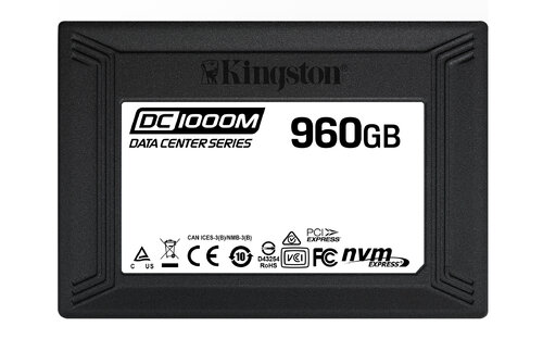 Περισσότερες πληροφορίες για "Kingston Technology DC1000M (960 GB/U.2)"