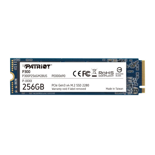 Περισσότερες πληροφορίες για "Patriot Memory P300 (256 GB/PCI Express 3.0)"