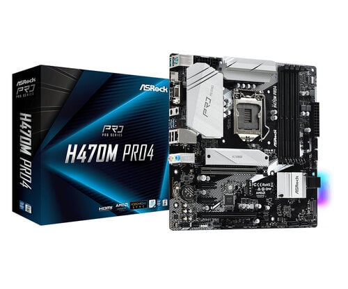 Περισσότερες πληροφορίες για "Asrock H470M Pro4"