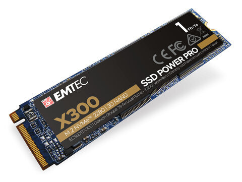 Περισσότερες πληροφορίες για "Emtec X300 (1 TB/PCI Express 3.0)"
