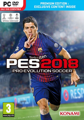 Περισσότερες πληροφορίες για "Konami Pro Evolution Soccer 2018 Premium Edition (PC) (PC)"