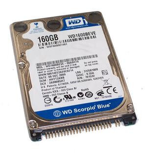 Περισσότερες πληροφορίες για "Western Digital Scorpio Blue 160GB"