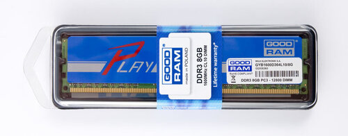 Περισσότερες πληροφορίες για "Goodram Play DDR3 8GB GYB1866D364L10/8G (8 GB/DDR3/1866MHz)"