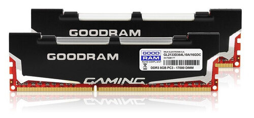 Περισσότερες πληροφορίες για "Goodram LEDLIGHT 2x8GB DDR3 GL2133D364L10A/16GDC (16 GB/DDR3/2133MHz)"