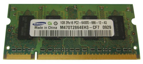 Περισσότερες πληροφορίες για "Samsung M470T2864EH3-CF7 (1 GB/DDR2/800MHz)"