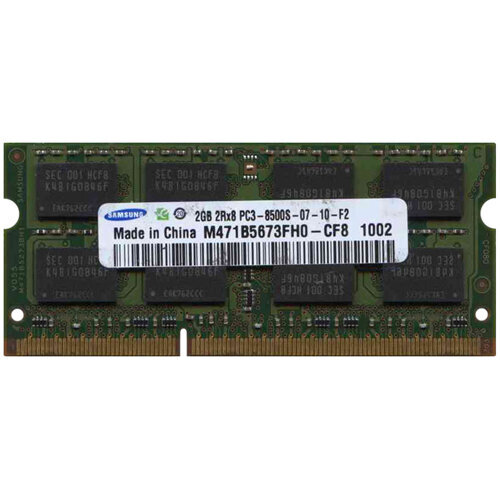 Περισσότερες πληροφορίες για "Samsung M471B5673FH0-CF8 (2 GB/DDR3/1066MHz)"