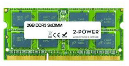 Περισσότερες πληροφορίες για "2-Power 2GB DDR3 SR SoDIMM 2PCM-A5557303 (2 GB/DDR3/1333MHz)"
