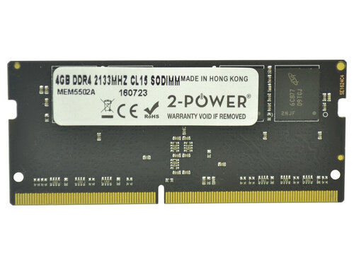 Περισσότερες πληροφορίες για "2-Power MEM5502A (4 GB/DDR4/2133MHz)"