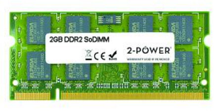 Περισσότερες πληροφορίες για "2-Power 2GB DDR2 SoDIMM 2PCM-A6993649 (2 GB/DDR2/800MHz)"