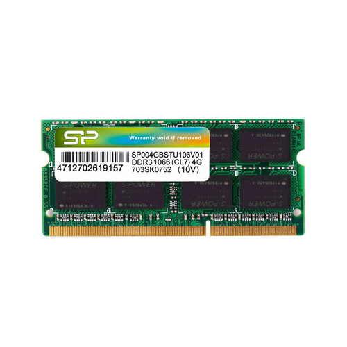 Περισσότερες πληροφορίες για "Silicon Power 4GB DDR3 SO-DIMM 1066MHz SP004GBSTU106V01 (4 GB/DDR3/1066MHz)"