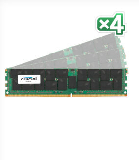 Περισσότερες πληροφορίες για "Crucial 64GB PC4-19200 CT4K64G4LFQ424A (64 GB/DDR4/2400MHz)"