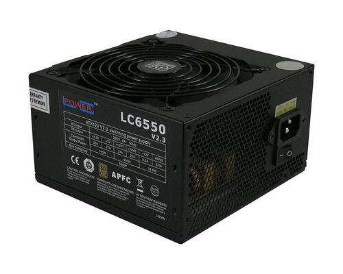 Περισσότερες πληροφορίες για "LC-Power LC6550 V2.3 (550W)"