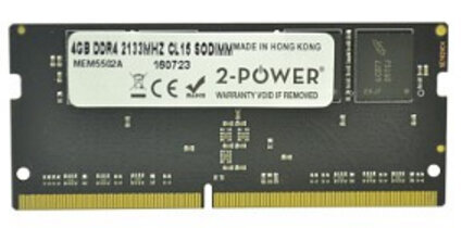 Περισσότερες πληροφορίες για "2-Power 4GB DDR4 SODIMM 2PCM-KCP421SS8/4 (4 GB/DDR4/2133MHz)"