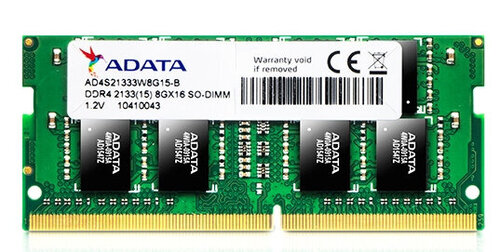 Περισσότερες πληροφορίες για "ADATA 8GB DDR4 SO-DIMM 2133MHZ 204 pin AD4S213338G15-S (8 GB/DDR4/2133MHz)"