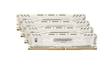 Περισσότερες πληροφορίες για "Crucial Ballistix Sport LT White BLS4K16G4D240FSC (64 GB/DDR4/2400MHz)"