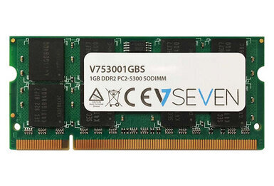 Περισσότερες πληροφορίες για "V7 V753001GBS (1 GB/DDR2/667MHz)"