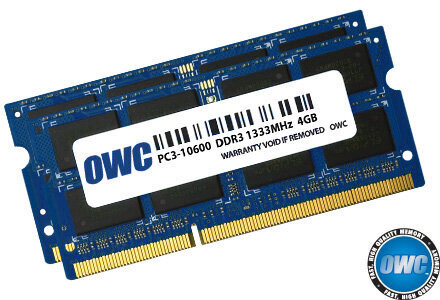 Περισσότερες πληροφορίες για "OWC 1333DDR38S08 (8 GB/DDR3/1333MHz)"