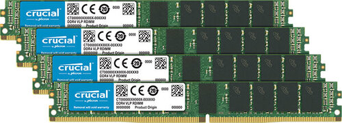 Περισσότερες πληροφορίες για "Crucial 64GB (4 x 16GB) DDR4-2666 RDIMM VLP CT4K16G4VFS4266 (64 GB/DDR4/2666MHz)"