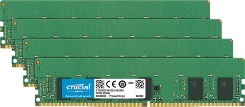 Περισσότερες πληροφορίες για "Crucial 16GB (4 x 4GB) DDR4-2666 RDIMM CT4K4G4RFS8266 (16 GB/DDR4/2666MHz)"